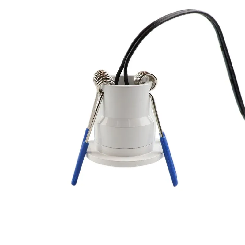 3 witte veranda inbouwspots Dico, IP65, incl. aansluitset en afstandbediening