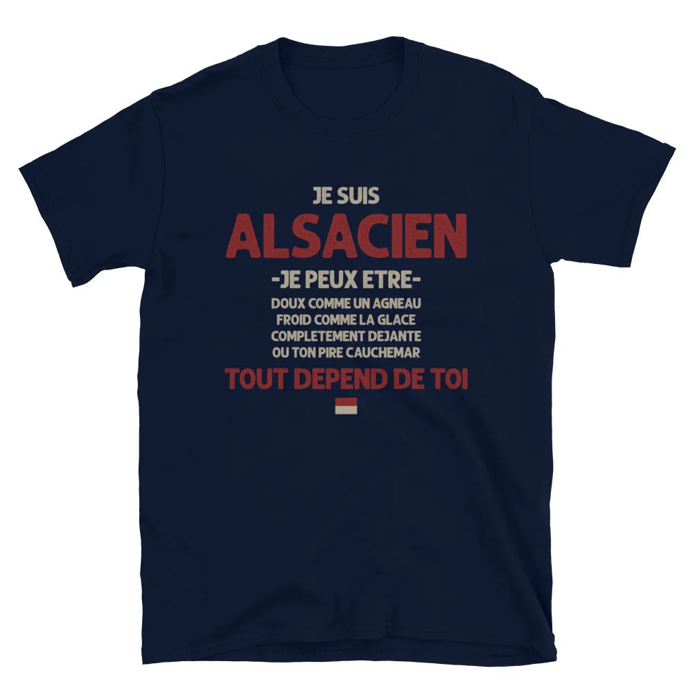 Alsacien tout depend de toi - T-shirt Standard
