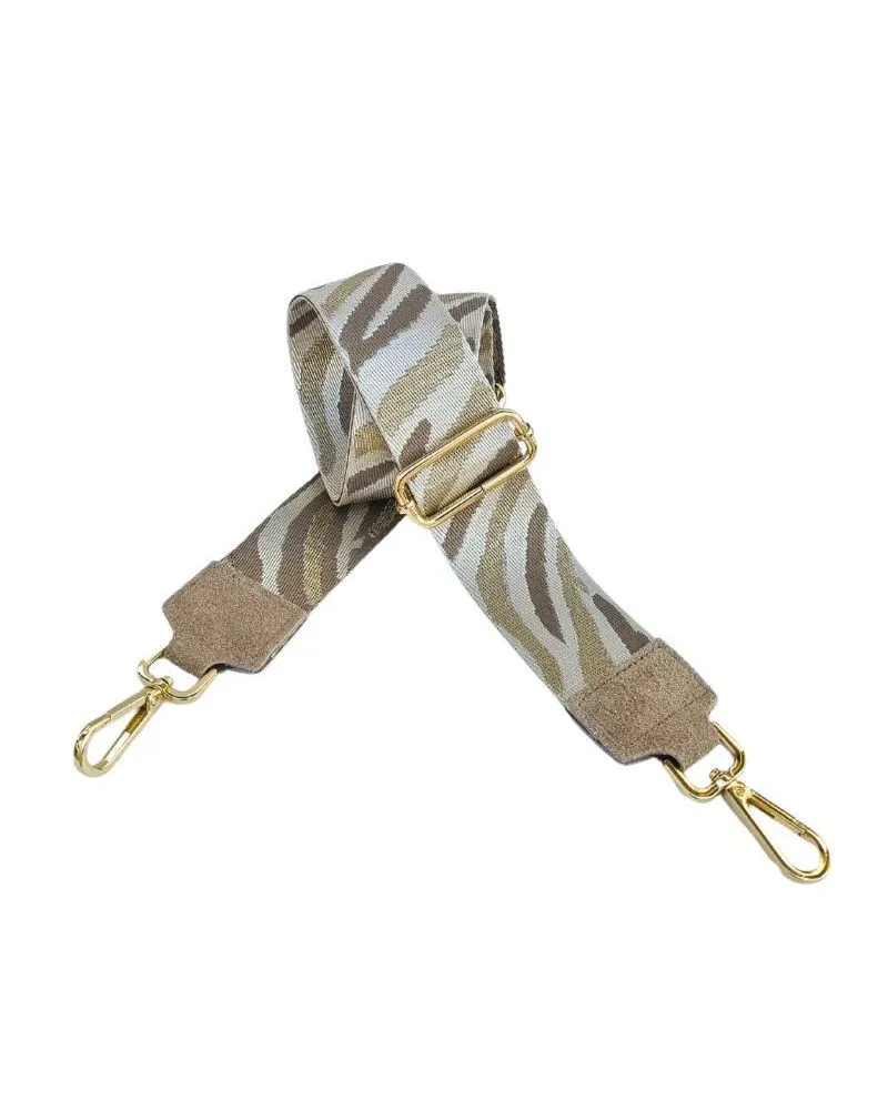 Bandoulière sangle Ajustable taupe | Sangle de Sac Polyvalent et Chic
