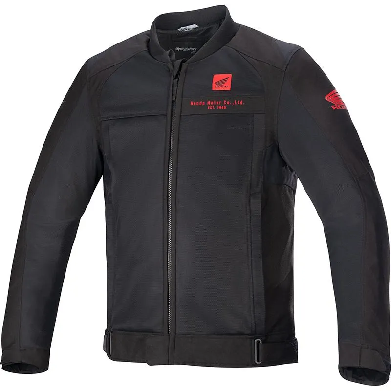 Blouson HONDA LUC V2 AIR ALPINESTARS noir/rouge - MAXXESS.FR, Blouson moto textile