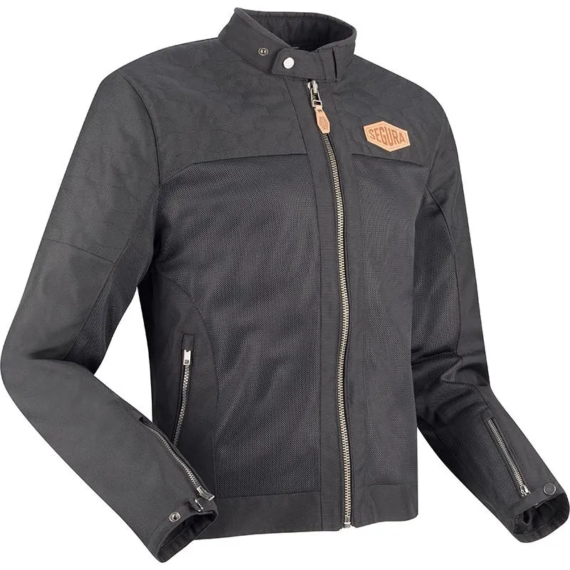 Blouson RICHTER SEGURA noir - MAXXESS.FR, Blouson moto textile