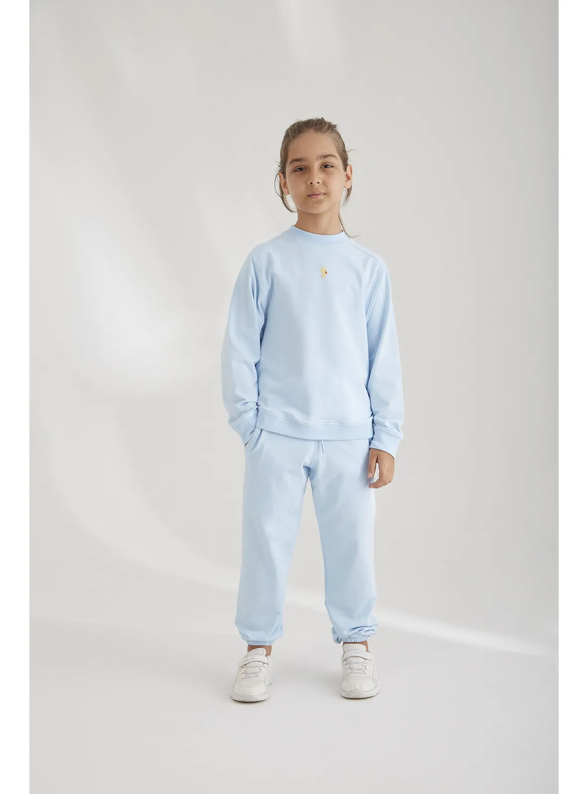 Blue - Girls` Sweatshirt