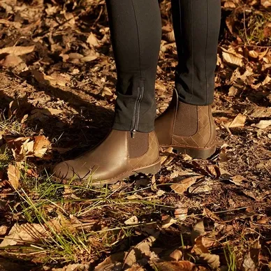 Bottes Le Chameau Women Jameson Chelsea Leather Caramel