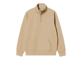 Carhartt WIP Chase Neck Zip Sweat Sable / Gold