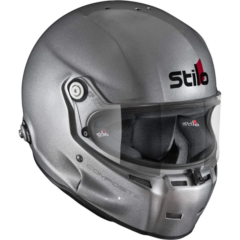 Casque de course Stilo ST5F Composite gris (intérieur noir)