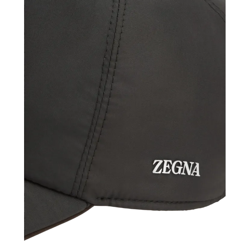 Casquette de baseball Zephyr tissu technique nylon noir