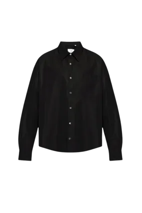 Chemise Boxy ML Noire