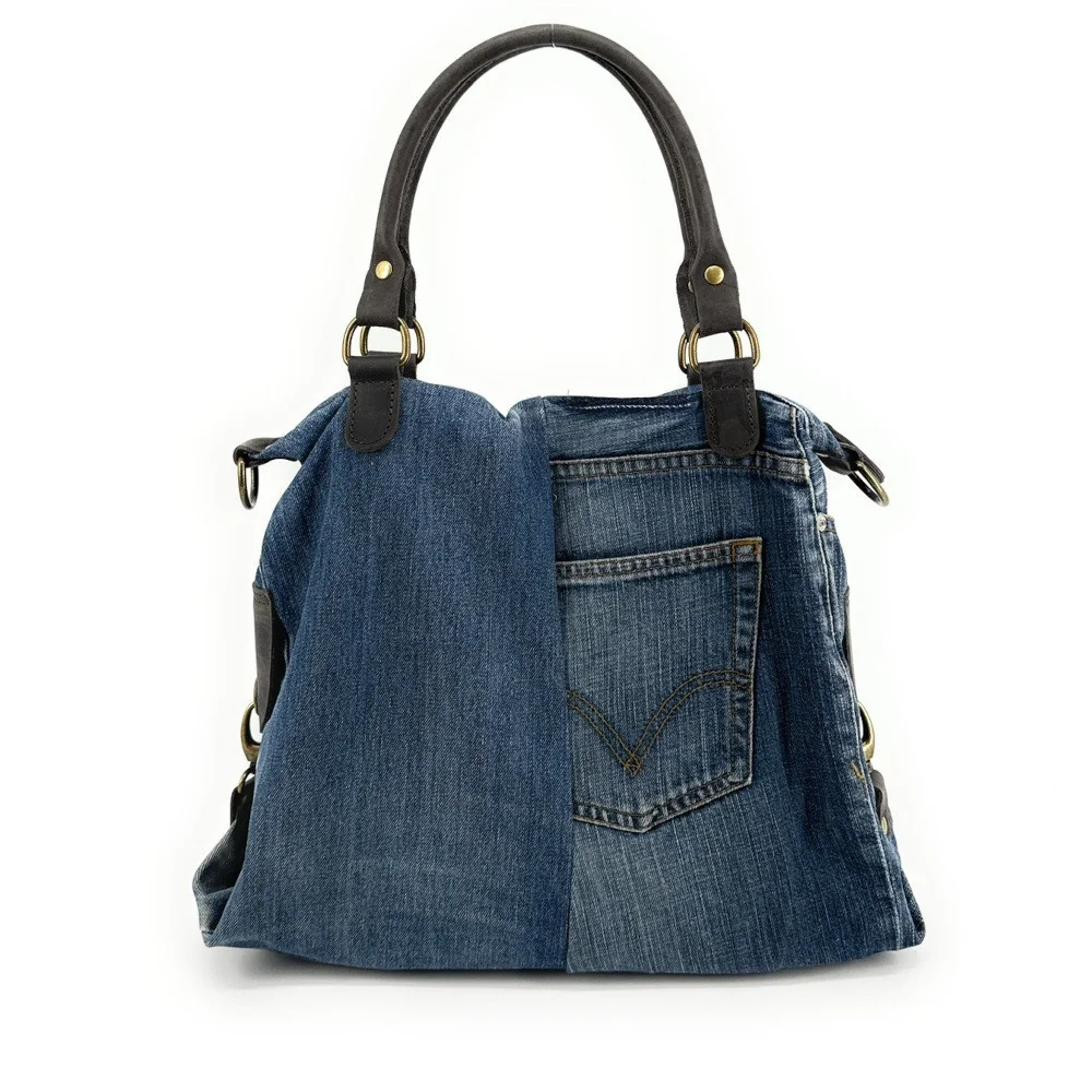 Collection OH MY BAG | Sac besace en toile et cuir BESACE U.S DENIM