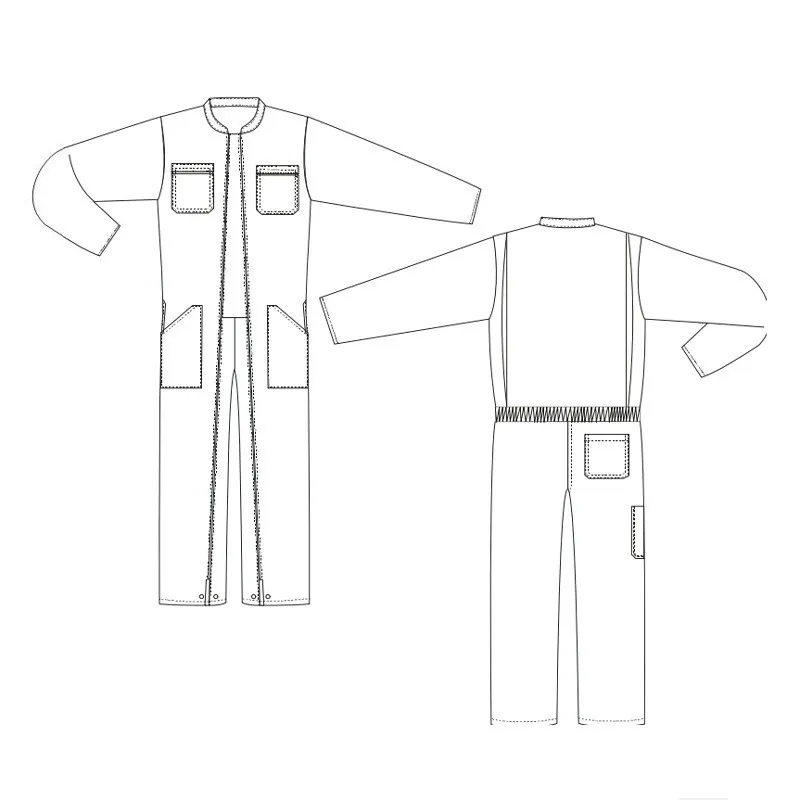 Combinaison professionnelle 2 zip verte - PBV 13B670
