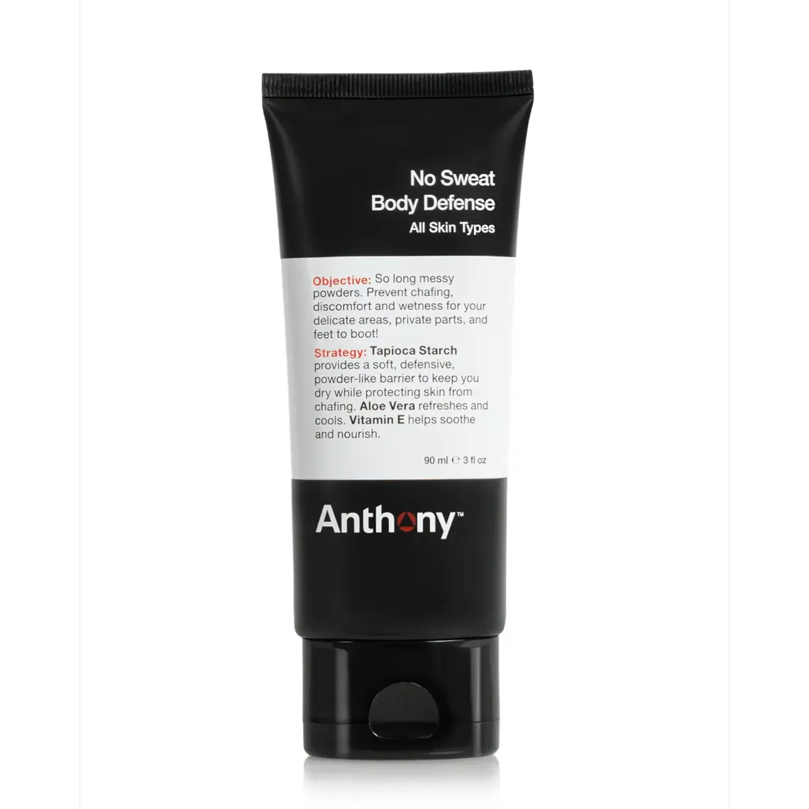 Crème Anti-Transpirante No Sweat - Aisselles & Zones Intimes Anthony - Déodorant Homme sur MenCorner