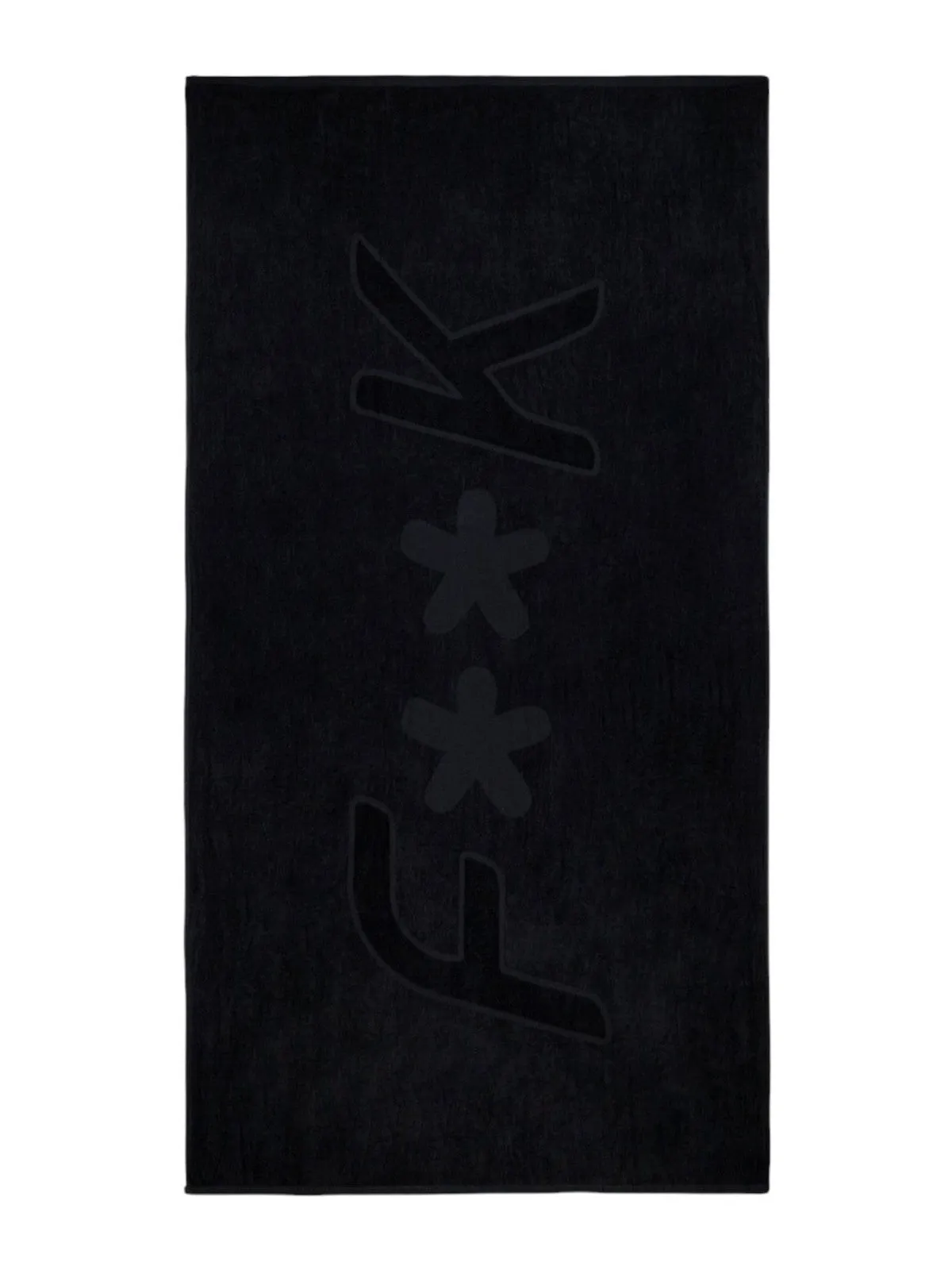 F**K Serviette de plage homme FK24-A270BK Noir