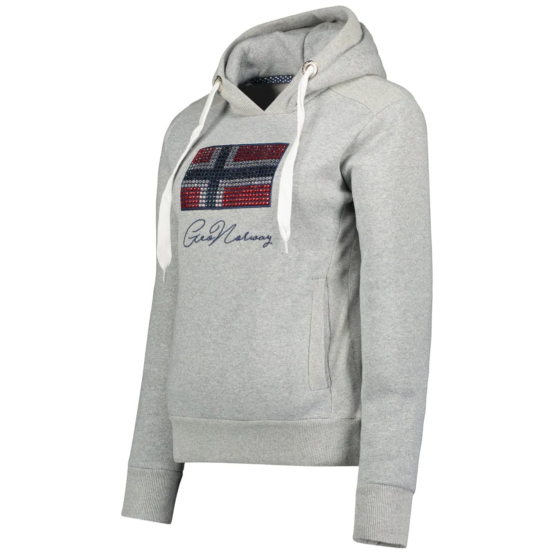 Geographical Norway Goisette Femme - Sweat Gris Clair