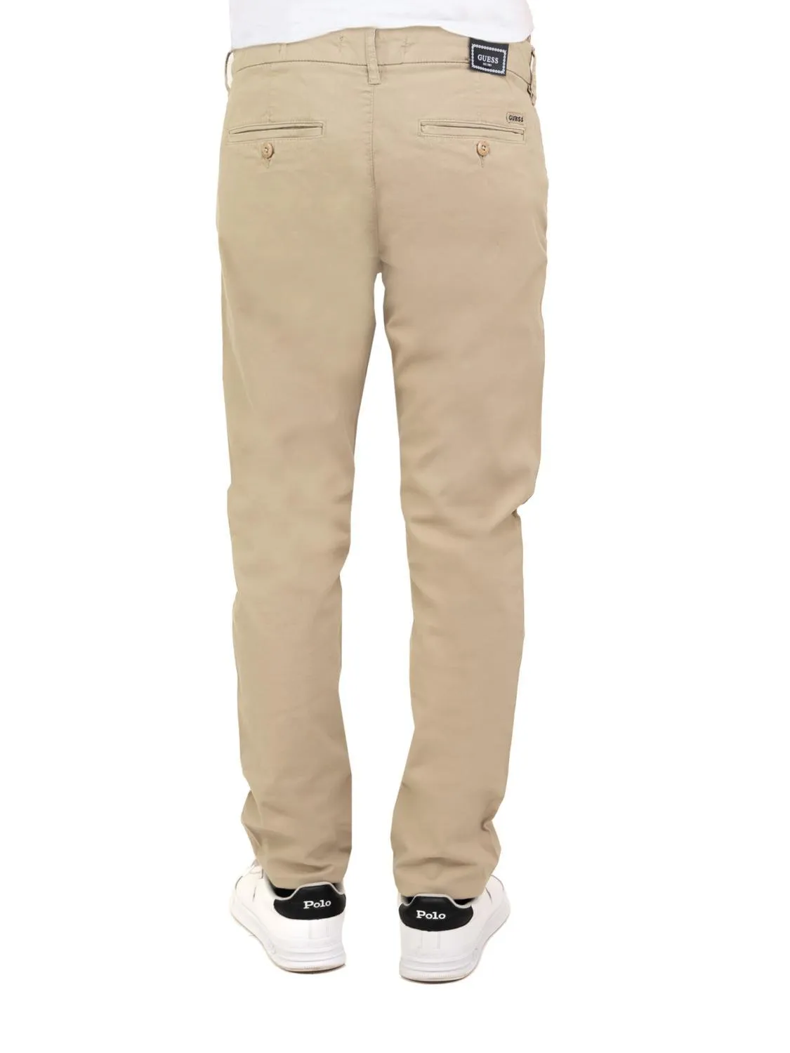 Guess Daniel Pantalon En Coton Noisetier - Achetez À Prix Outlet!