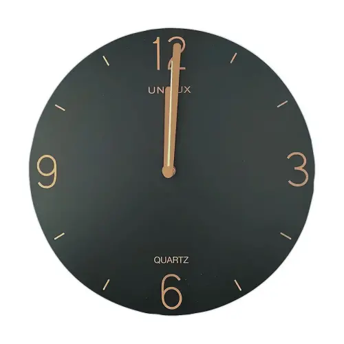 Horloge Oxford Savana Bois MDF - Noir