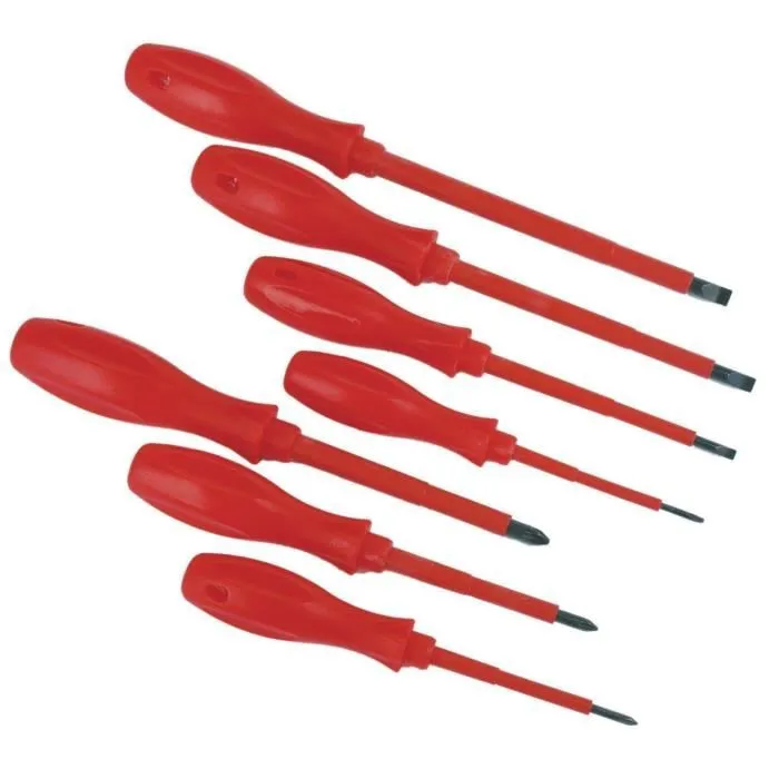 Jeu de tournevis elect 10 pcs - s/pochette - sibate**
