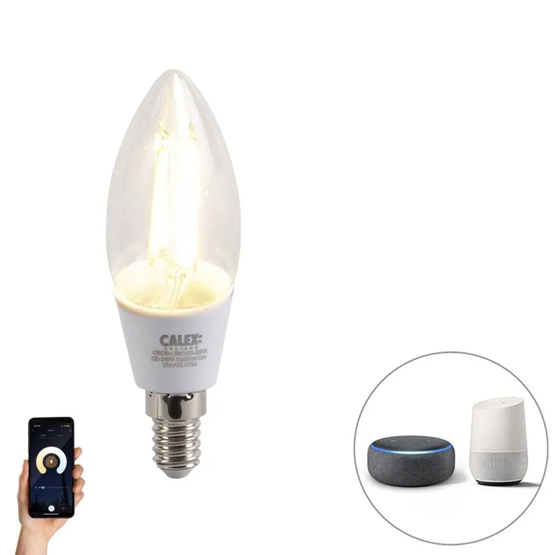 Lampe LED dimmable Smart E14 avec application 4.5W 450 lm 1800-3000K