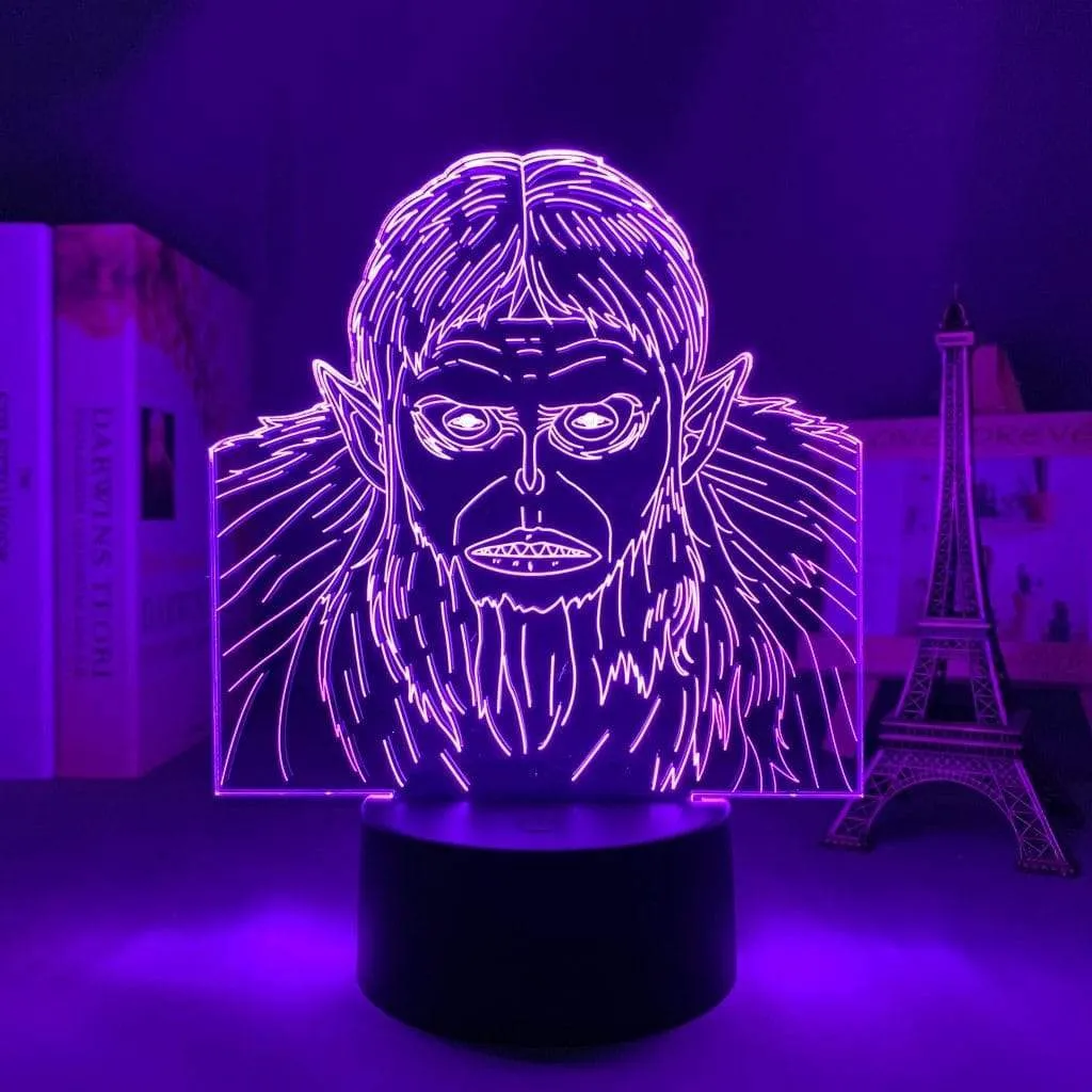 Lampe snk  Attack on Titan Beast Titan  Shingeki No Kyojin goodies manga animé