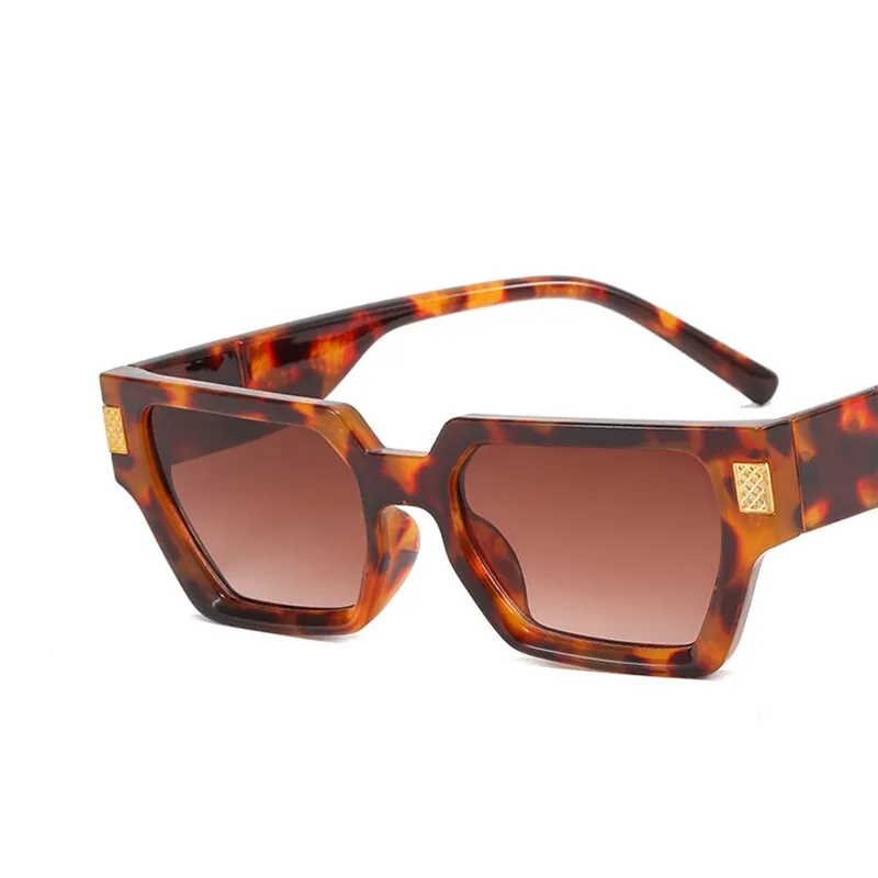 Lunette De Soleil Hippie Femme Rectangle