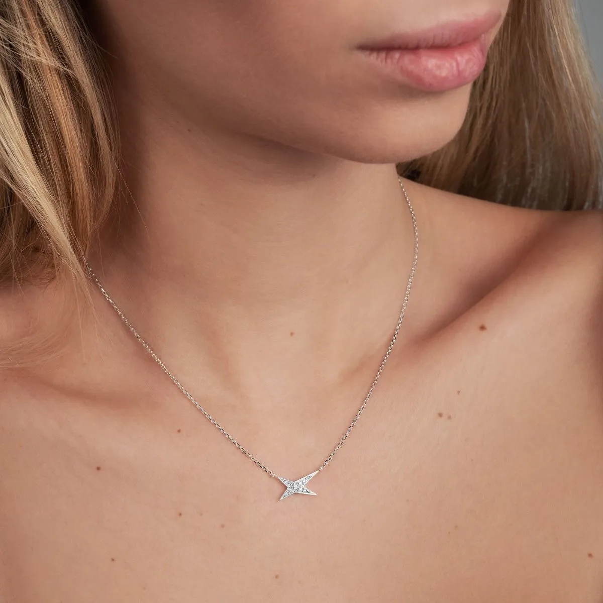 Mauboussin Collier Valentin for You - Or blanc, diamants