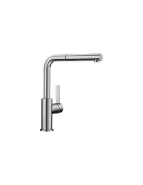 MITIGEUR, AVEC BEC ORIENTABLE, BLANCO LANORA-S, AVEC DOUCHETTE,COULEUR INOX BROSSE , GARANTIE 2 ANS, - BLANCO