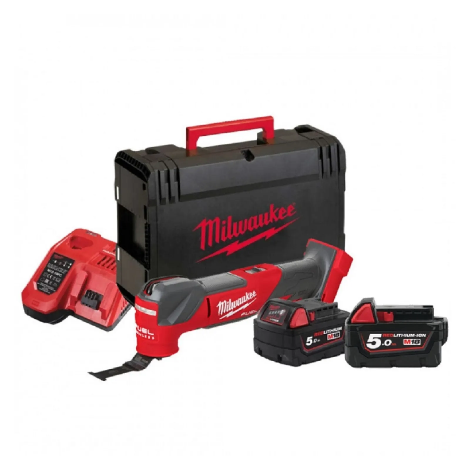Multi-Tools Milwaukee® 18 V - 10 000>20 000 OCS/Min + HD Box - 2 Batteries 18V/5,0Ah + Chargeur - M18 FMT-502X
