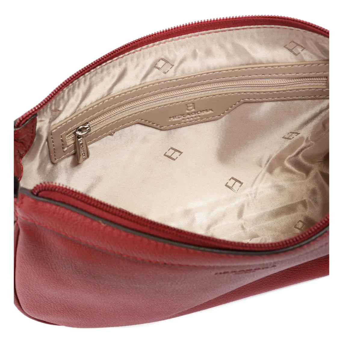 Pochette Cuir CONFORT Rouge foncé | 3 Suisses