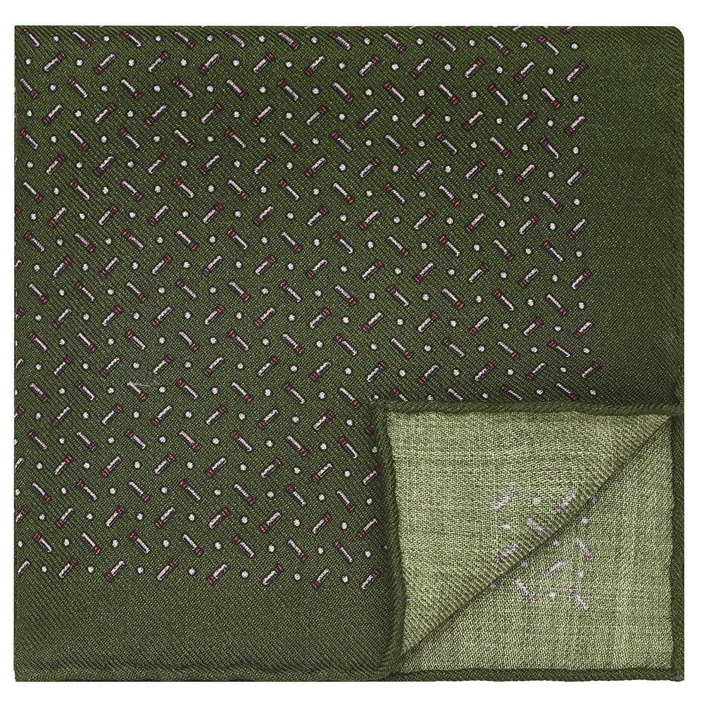 Pochette »Motif de cartouches à grenaille«, 32 x 32 cm