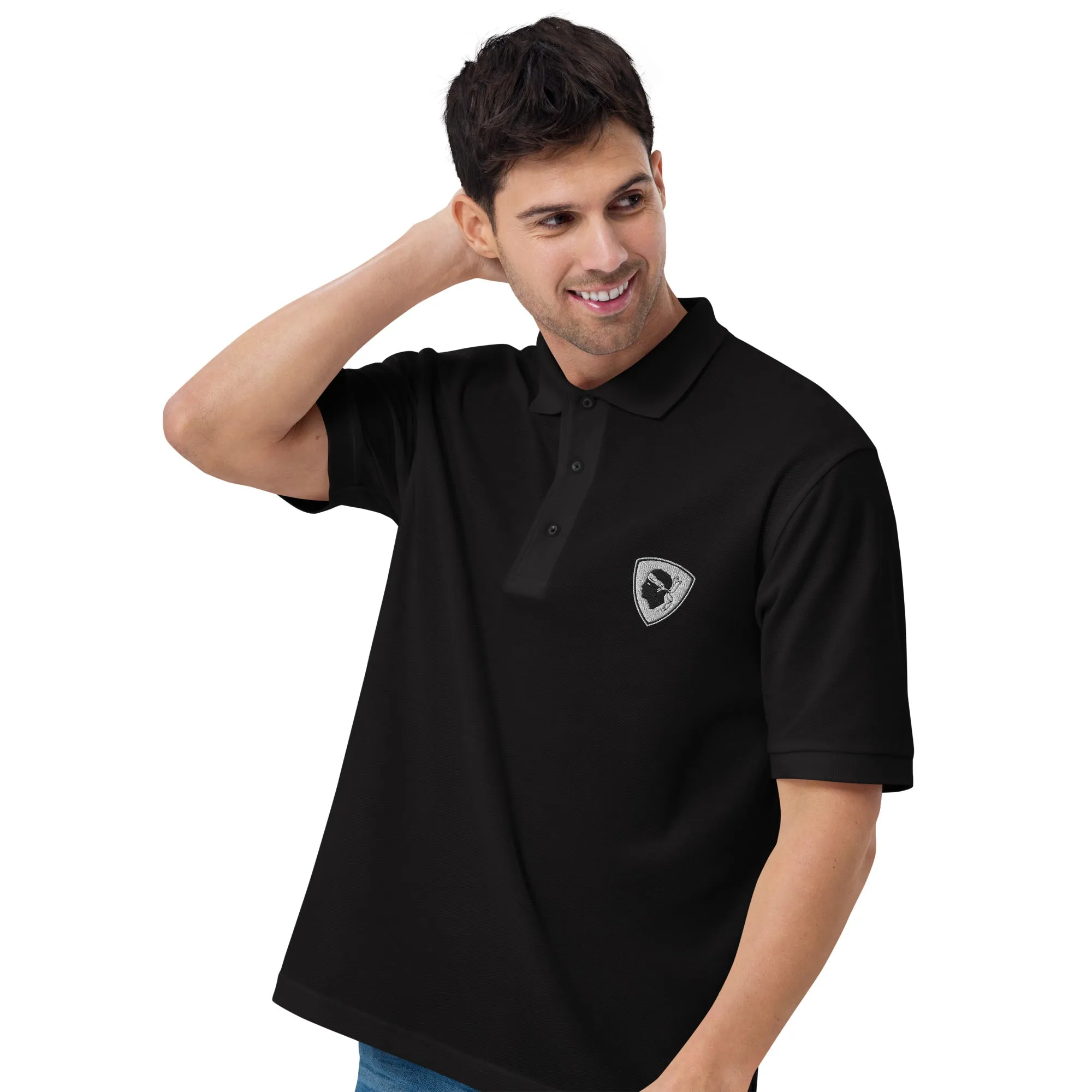 Polo Brodé Homme Blason Tête de Maure