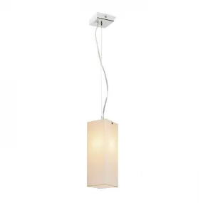 RENDL R10627 Suspension couleur verre satiné et chrome LUCIA