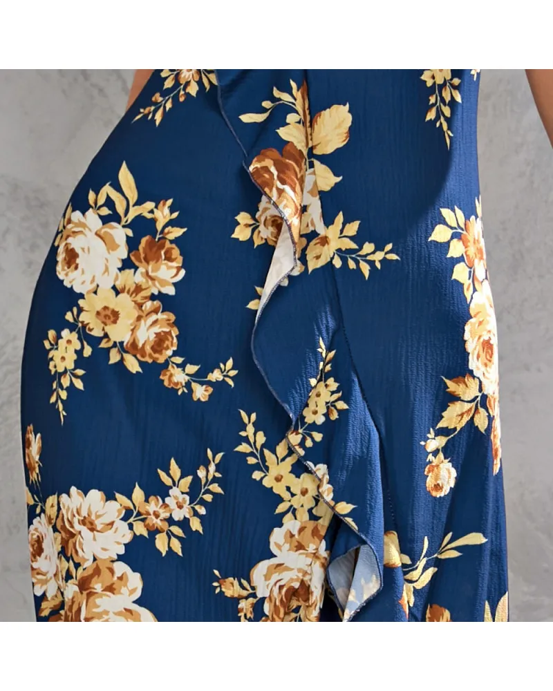 Robe De Bretelle Split