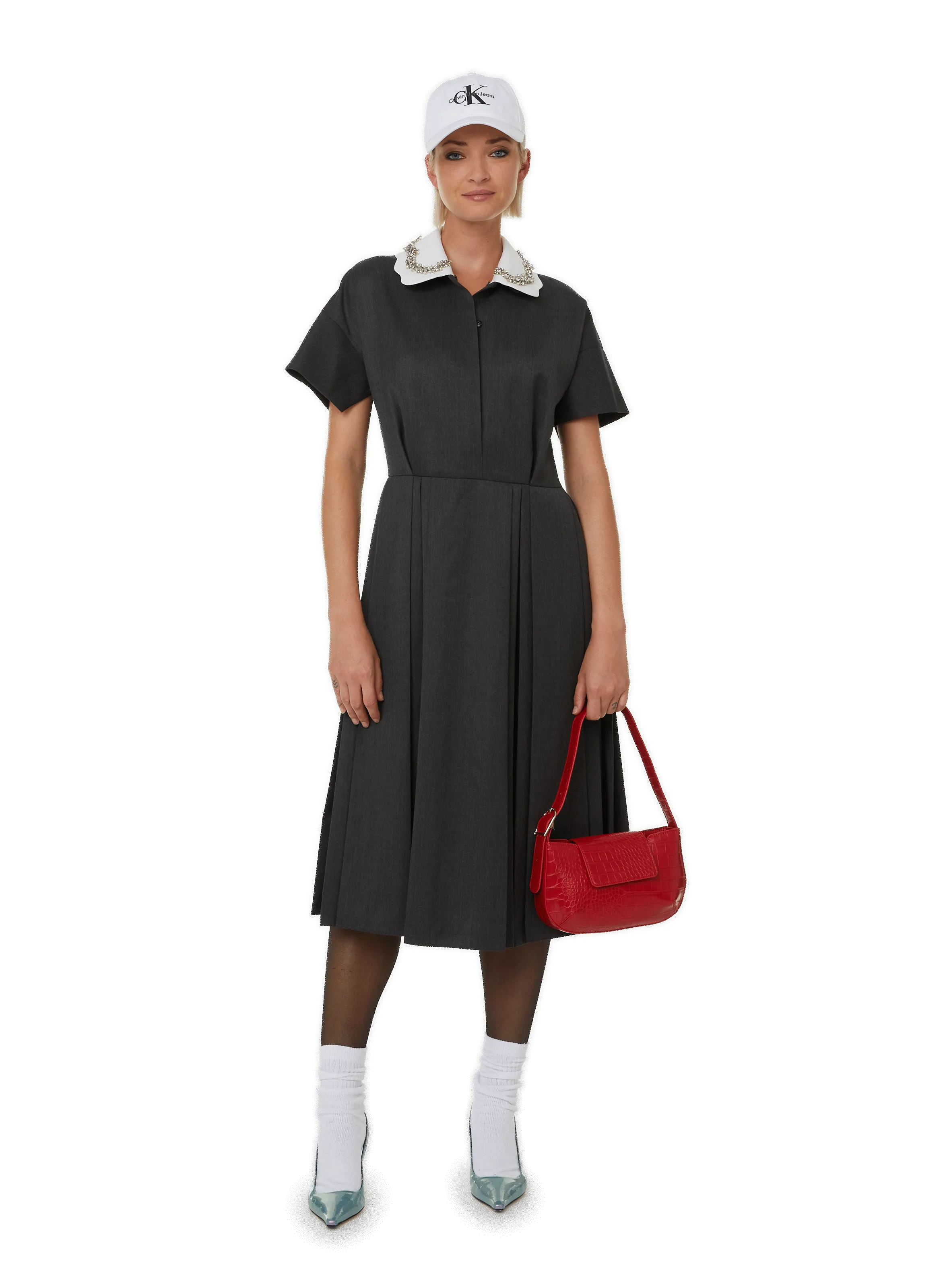 SAC HOBO EMBOSSé CROCODILE - AU PRINTEMPS PARIS pour FEMME | Printemps