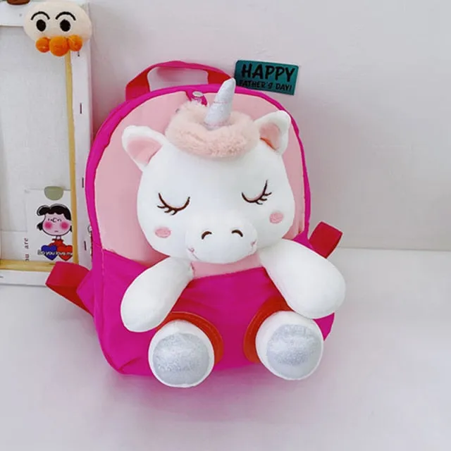 Sac à dos Peluche Licorne