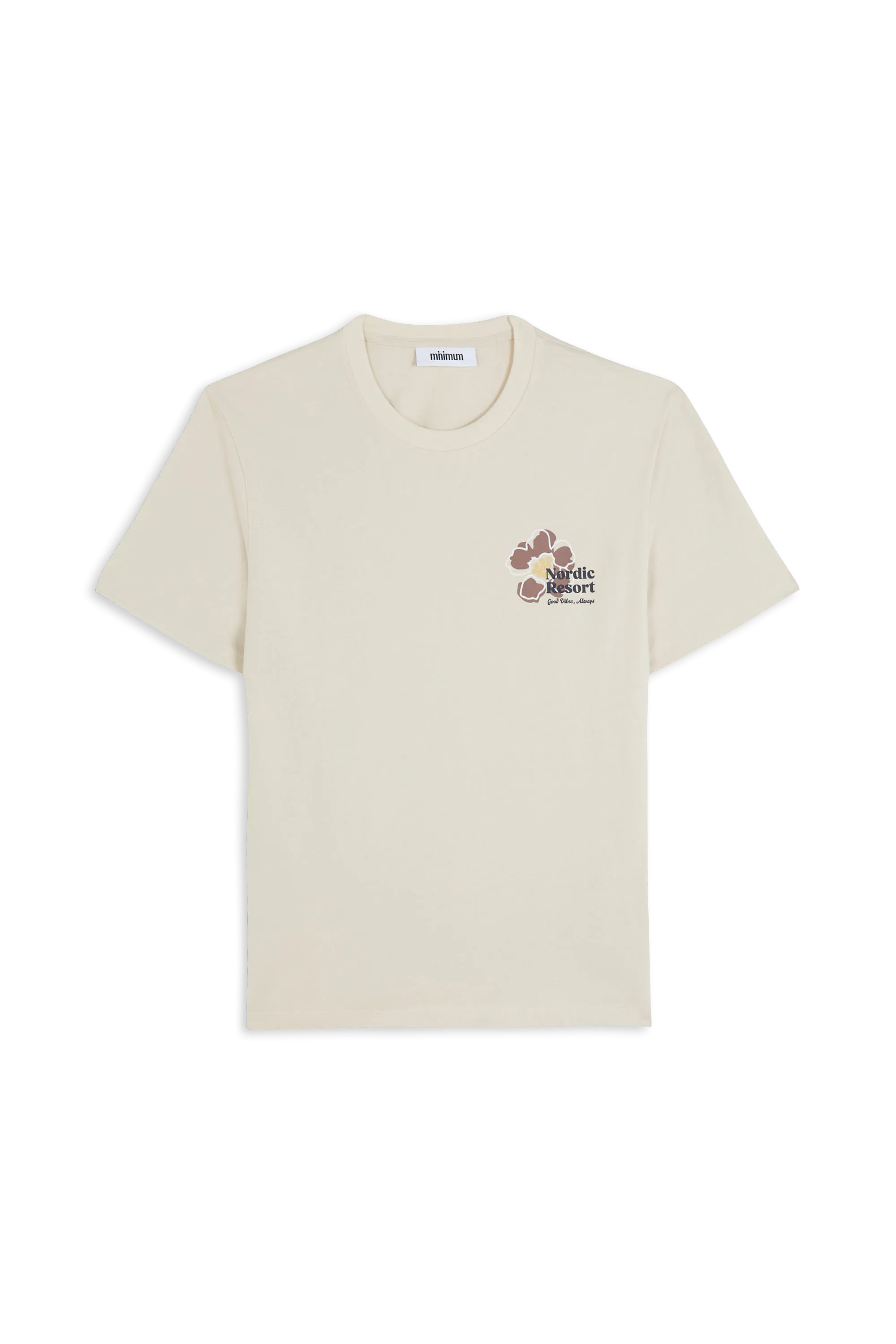 T-shirt Beige Minimum - Homme | Citadium