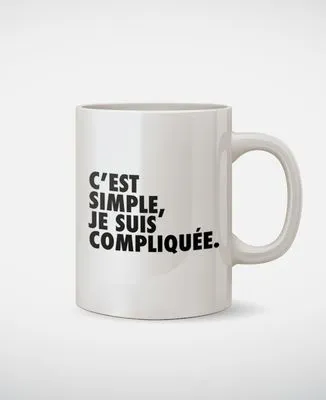 T-Shirt homme C'est simple je suis compliqué