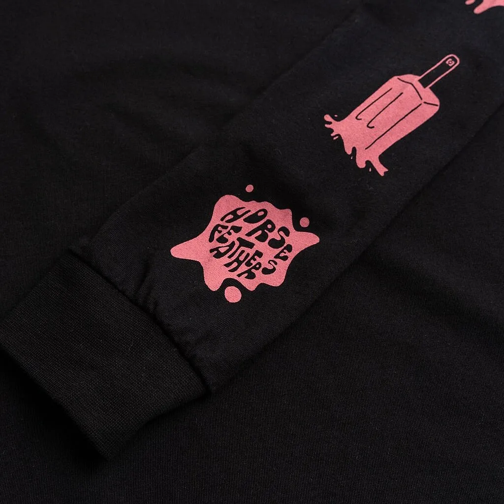 T-shirt Horsefeathers Lolly LS - Black - women´s