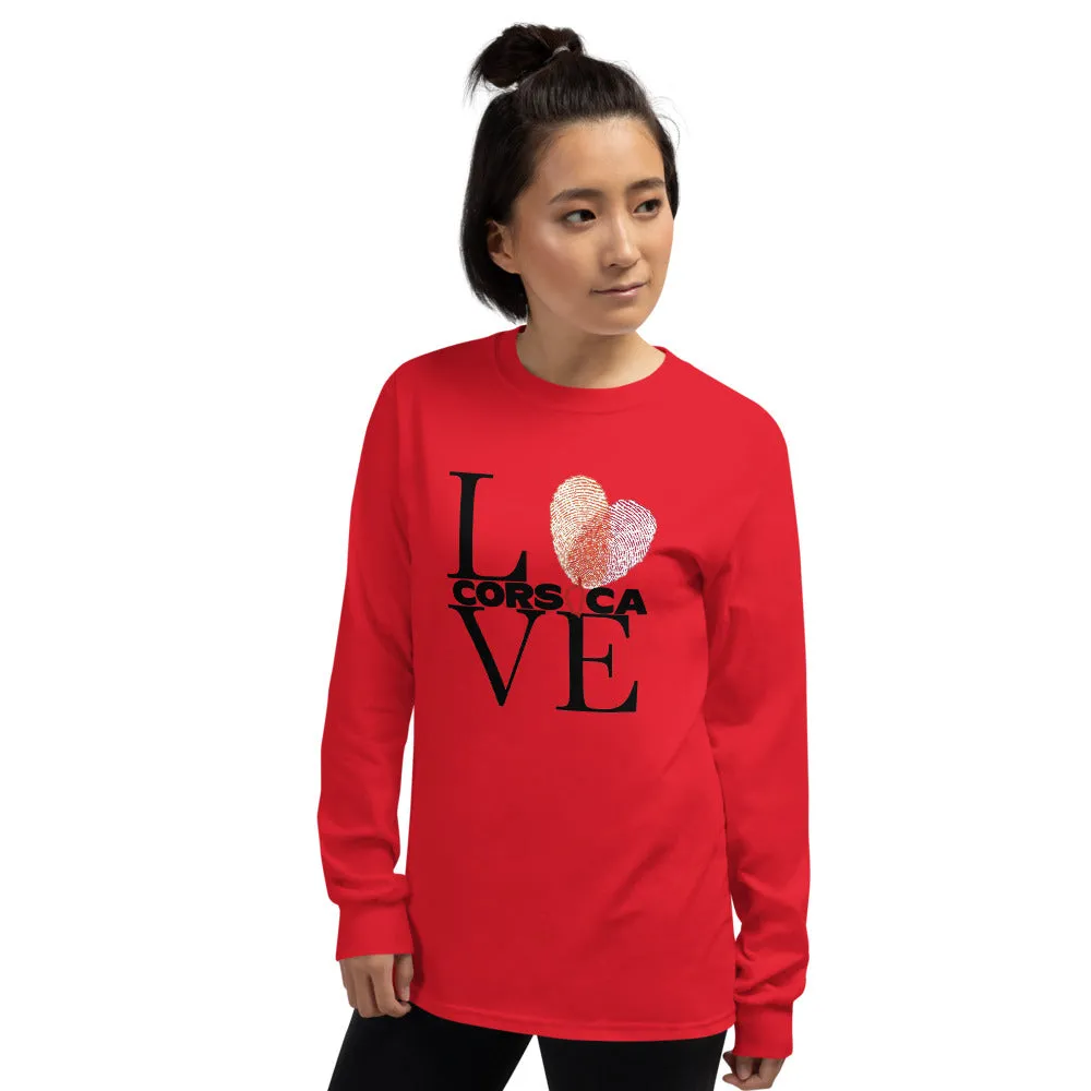 T-shirt Love Corsica à manches longues