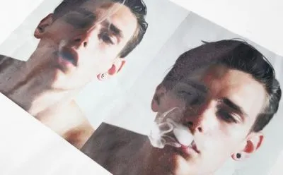 T-shirt Youth Smoker Hey Big pour Homme