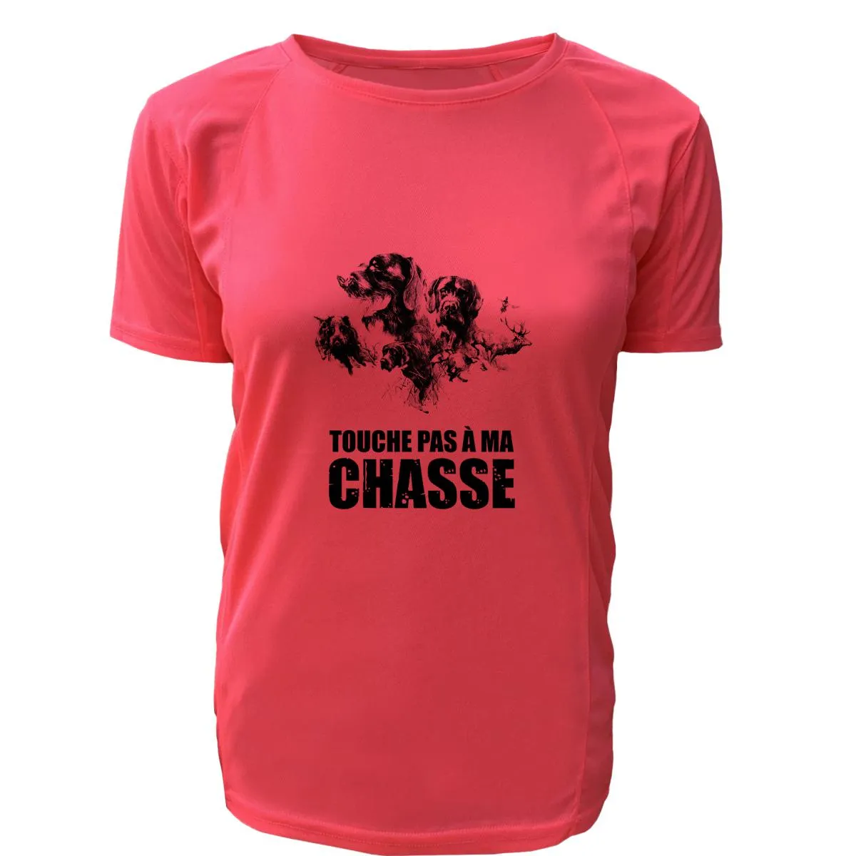 Tee-shirt Chasseresse – Touche pas à ma chasse