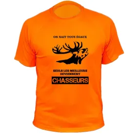 Tee shirt de chasse Cerf – On naît tous égaux