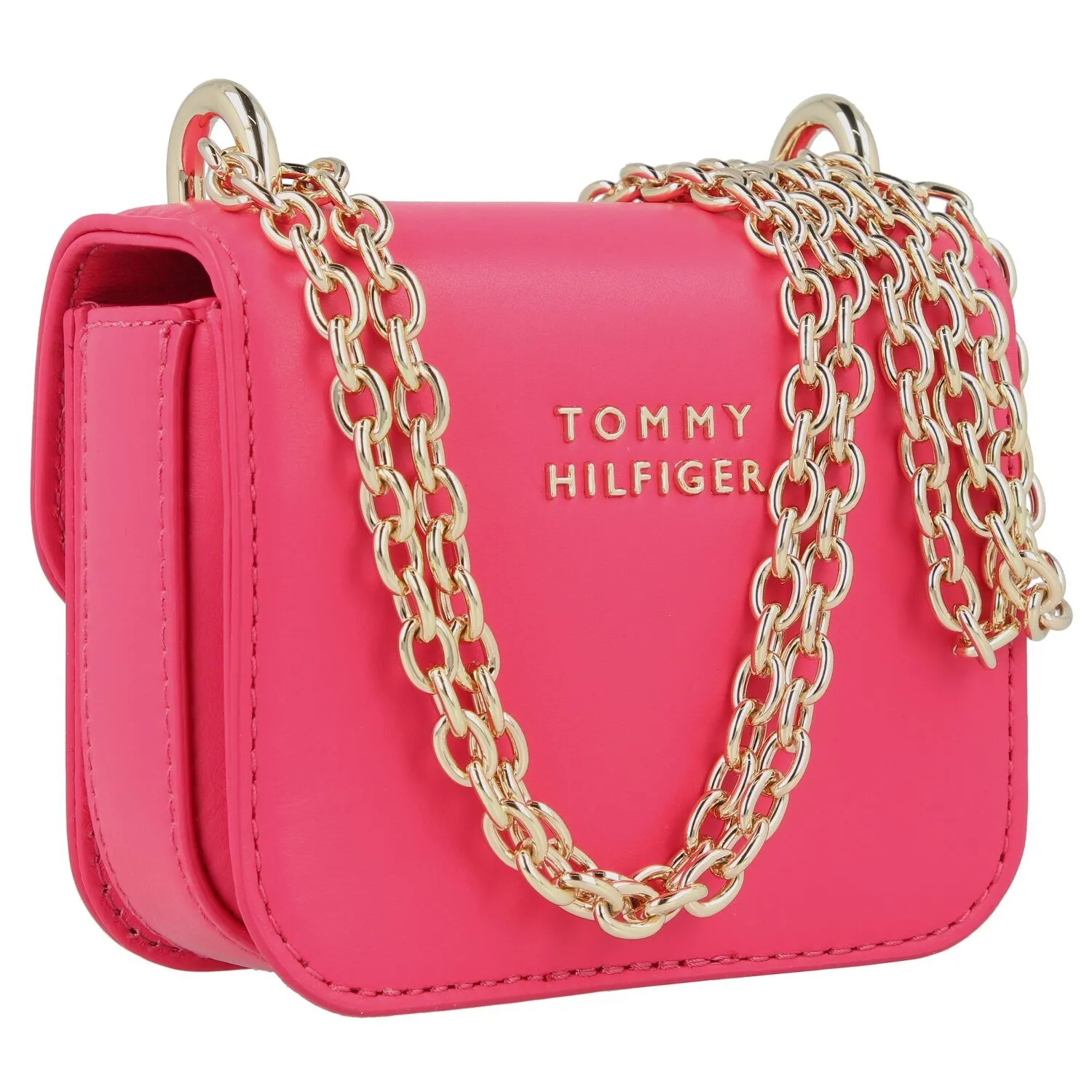 Tommy Hilfiger Micro Turnlock Mini Bag Sac à bandoulière en cuir 11 cm