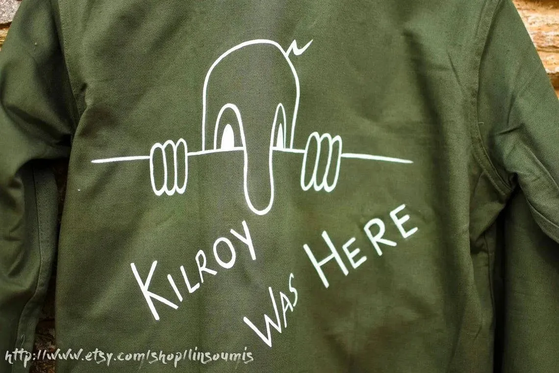 US army 70's painted fatigue shirt