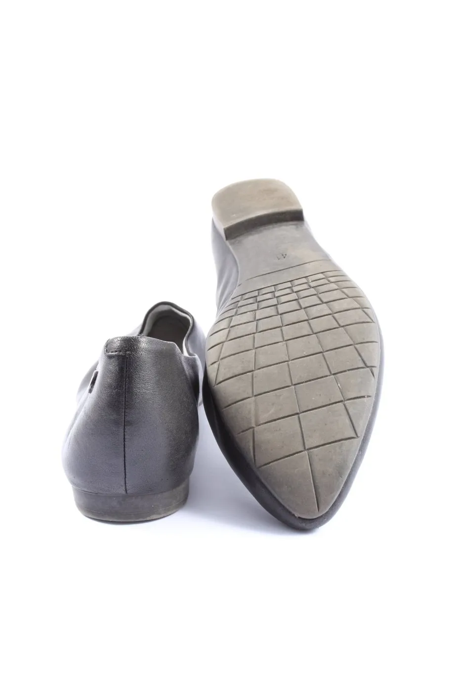 Venturini Ballerines classiques noir imprimé avec thème style décontracté