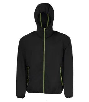 Veste coupe-vent imperméable 01169 - noir - unisexe